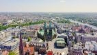 Aerial view of Bremen, Germany
